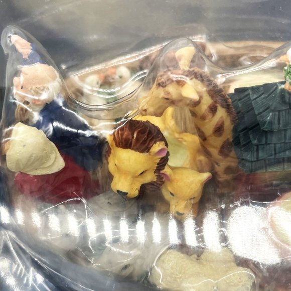 Vtg Ranger International Noahs Ark Mini Tea Set Hand Painted Collectible 1994 - Picture 6 of 8